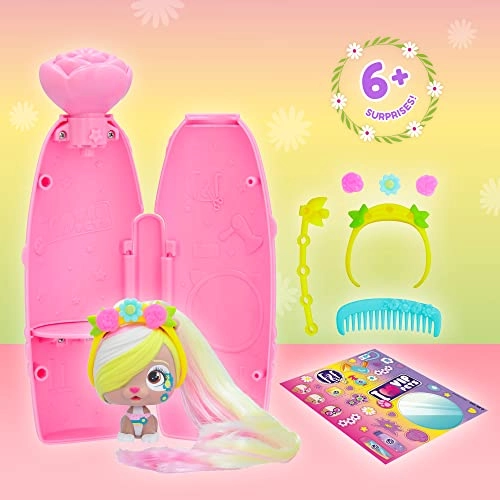VIP PETS Mini Fans Spring Vibes - Surprise Doll Long Hair 20 cm Ages 3+