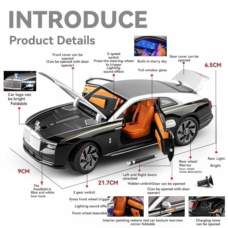 Rolls Royce Spectre - 1:24 1 pcs