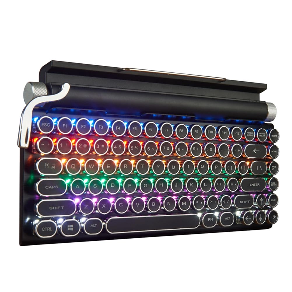 cenhangshangmaoUKshop Retro Typewriter Keyboard - Wired/Wireless