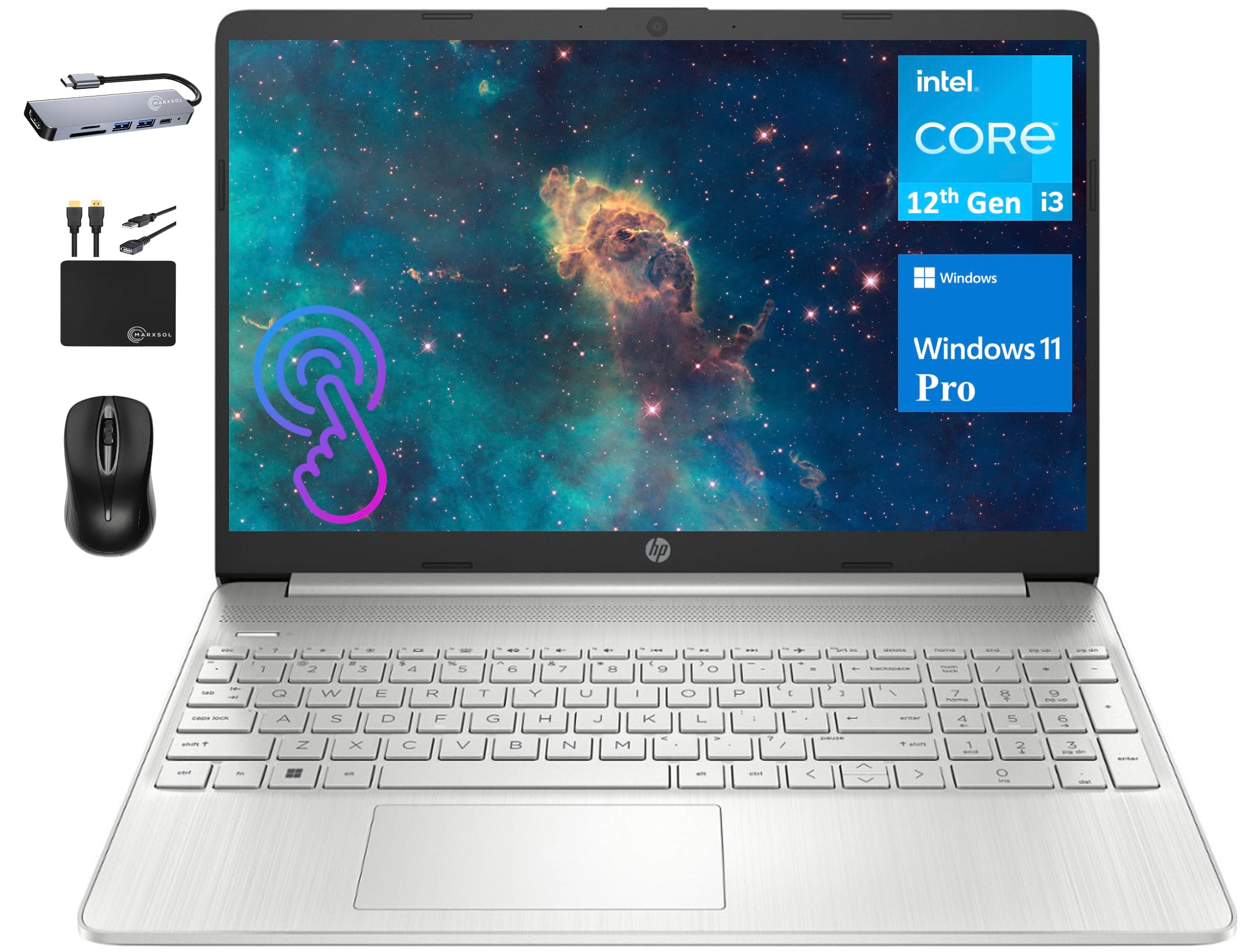 HP 15 Touchscreen Laptop - 15.6'' i3-1215U 8GB DDR4 512GB SSD