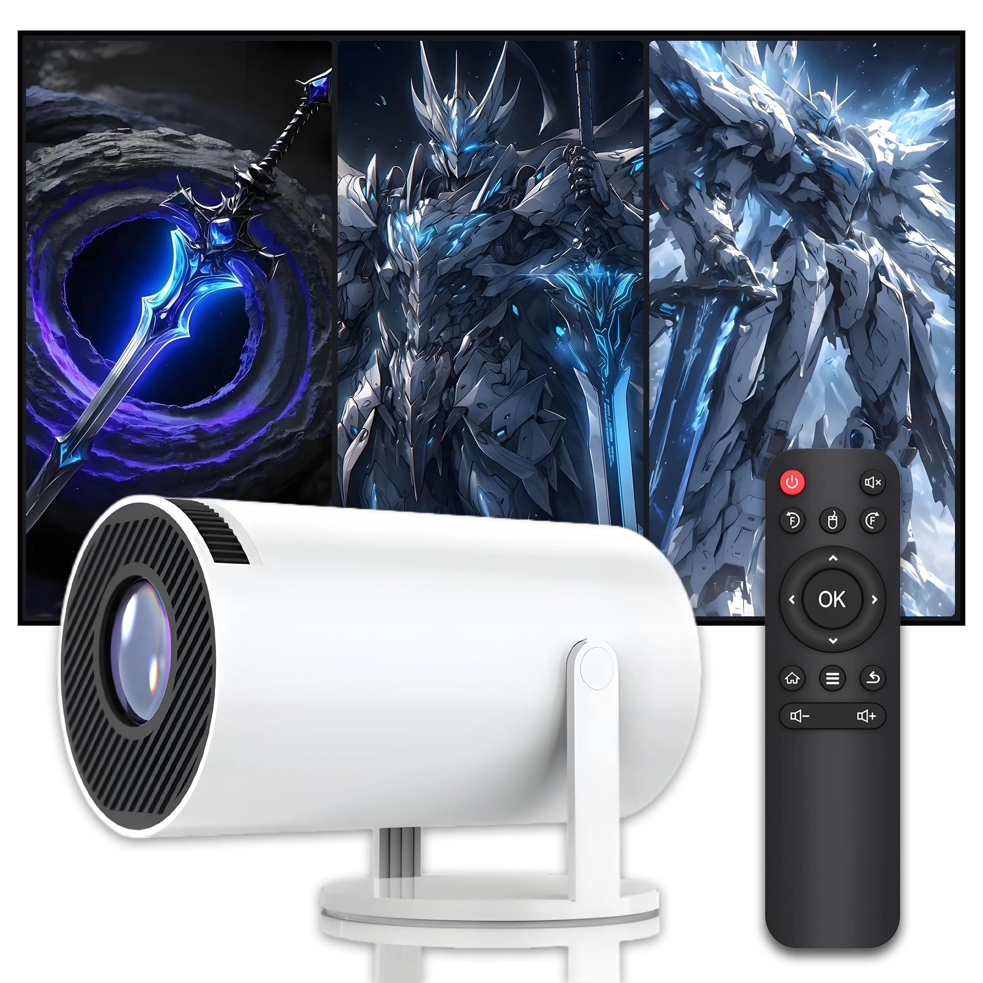 XIXIMENG Mini Projector 200ANSI 1280 x 720 Pixels