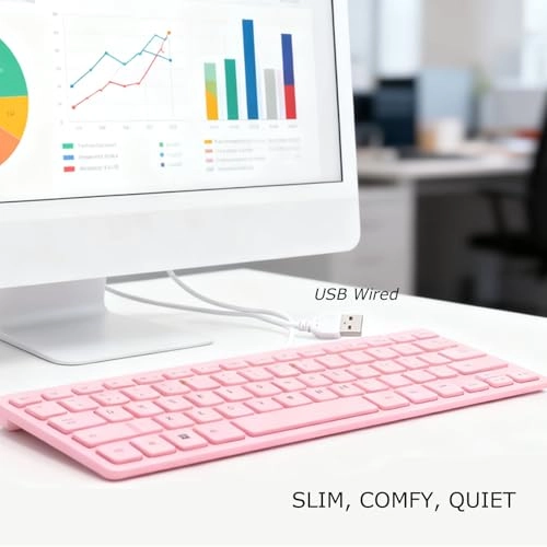 Wired Computer Keyboard - DE/US Wired