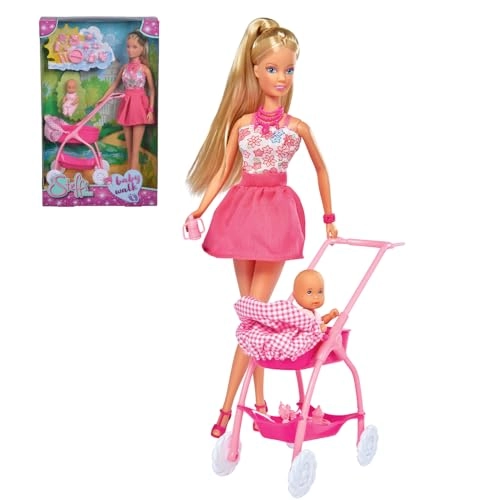Wembley Baby Walk Doll Set - 29cm 15+ Accessories Pink Ages 3+