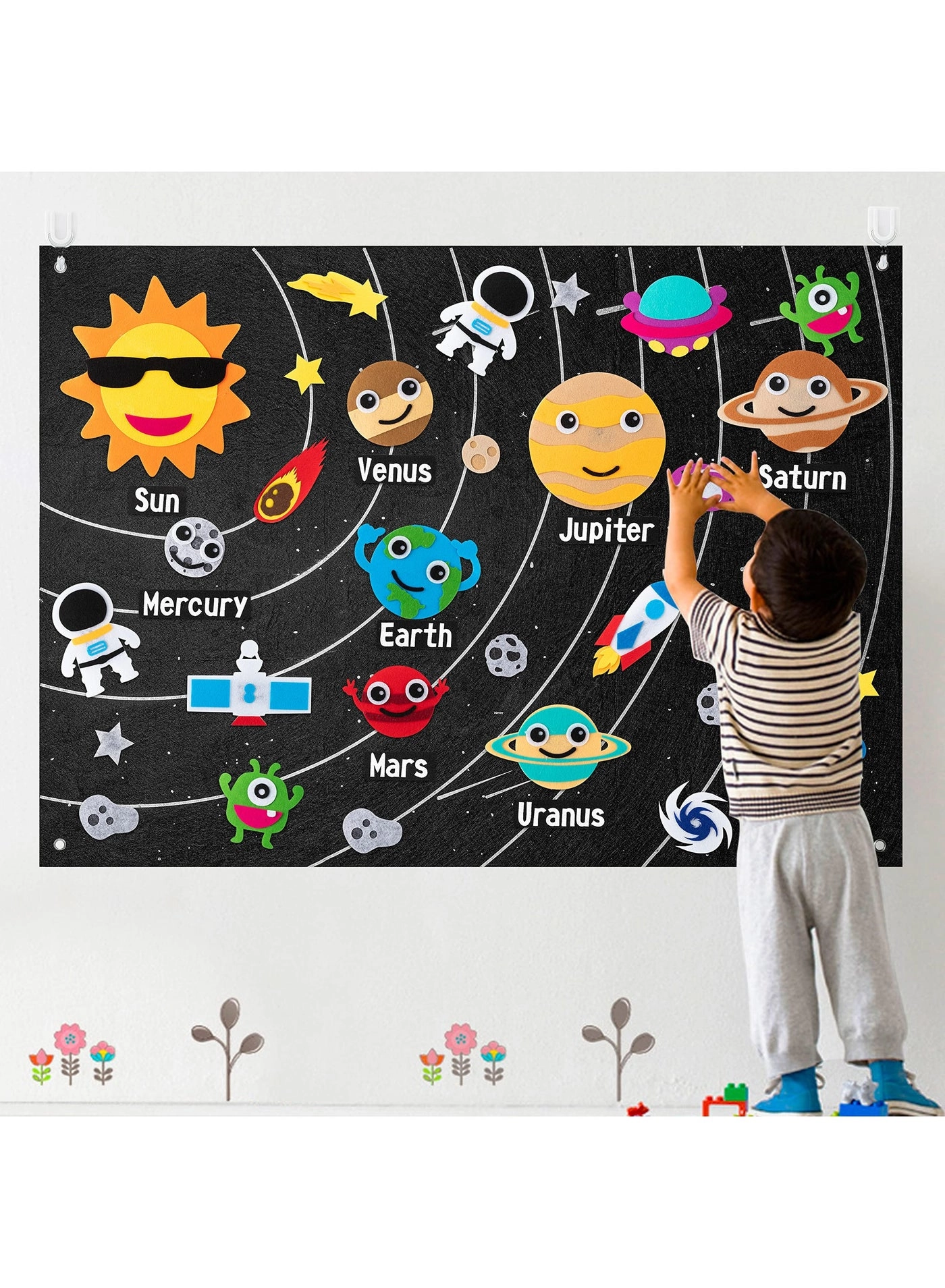 Outer Space Felt Story Board - 30 pieces