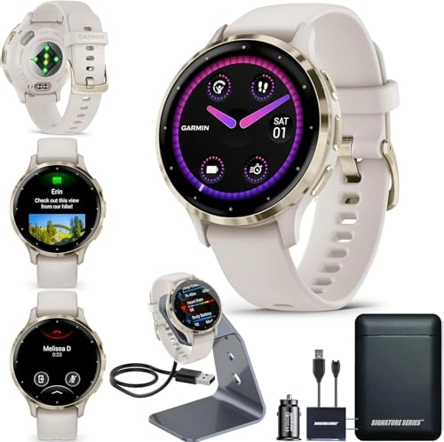 Venu 3S 41mm GPS + Signature Series Watch Stand + Signature Series Power Bundle