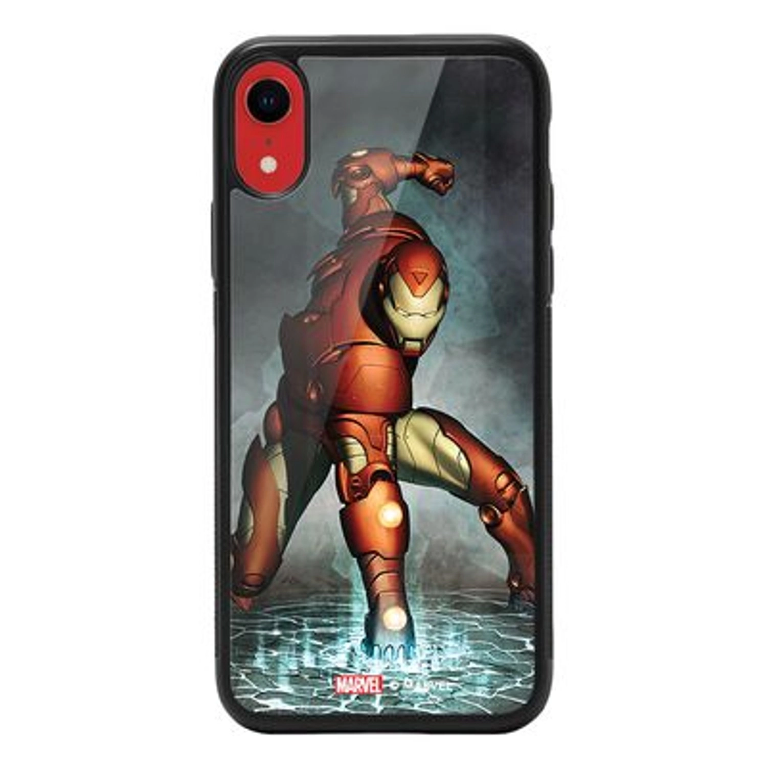 Wackylicious Iron Man Superhero Landing Back Case for iPhone XR