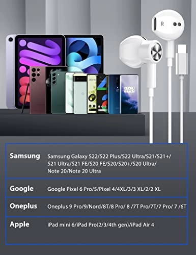 USB C Earbuds Wired Earbud