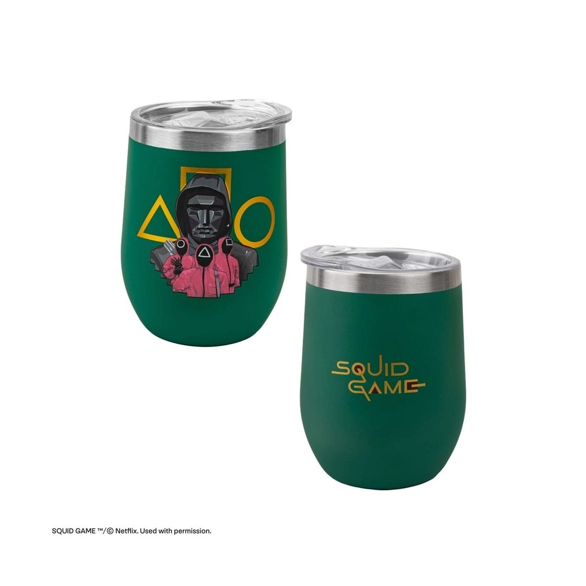 Stainless Steel Squid Game Guards Travel Mug