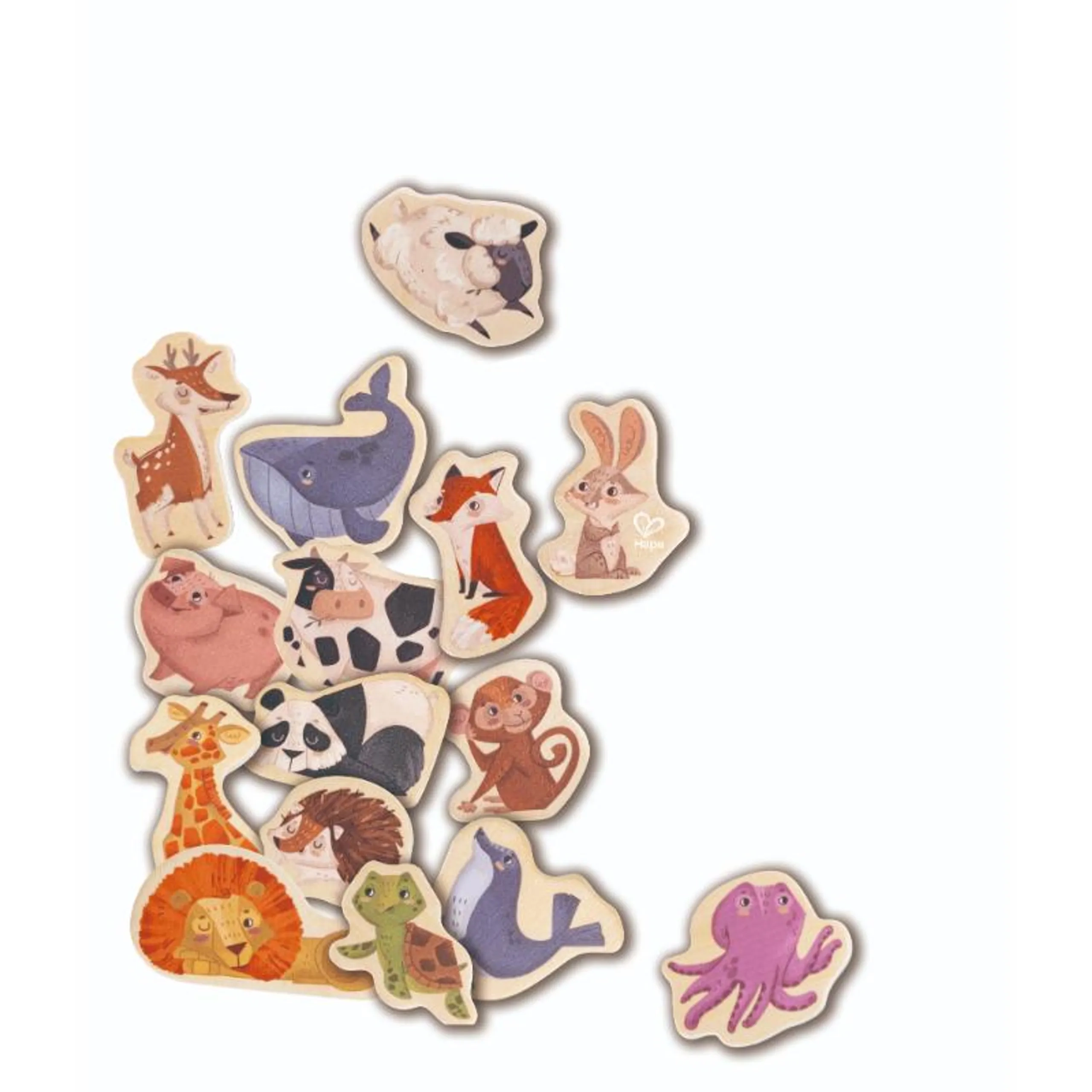 Wooden Magnetic Animals - Suitable for 2 years & above 30pcs