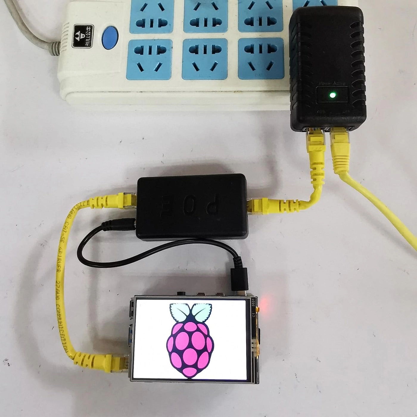 USB Type C Active PoE Splitter - 48V to 5V IEEE802.3af Gigabit