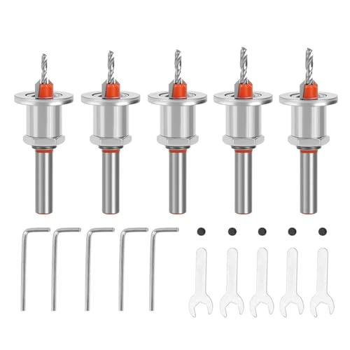 Countersink - Carbide Tipped 5Pcs