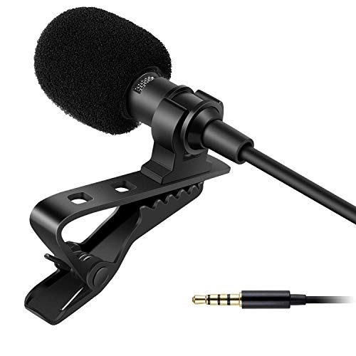 Dynamic Lapel Collar Mic 3.5mm-Mini-Jack Microphone