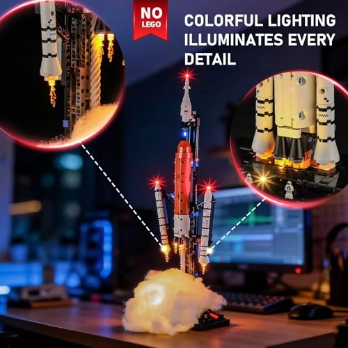 Led Lighting Kit for LEGO SLS NASA Artemis Rocket - Technic