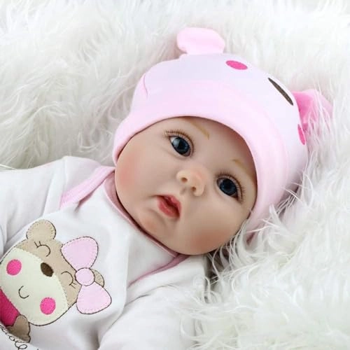 Reborn Baby Doll - 22 Inches / 55 cm Silicone Ages 3+