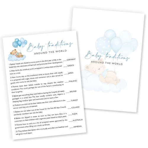 Baby Traditions Around The World Baby Shower Games - Adult 25