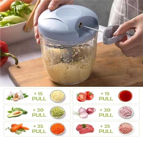 Food Chopper - 900 ml 5 Steel Blades
