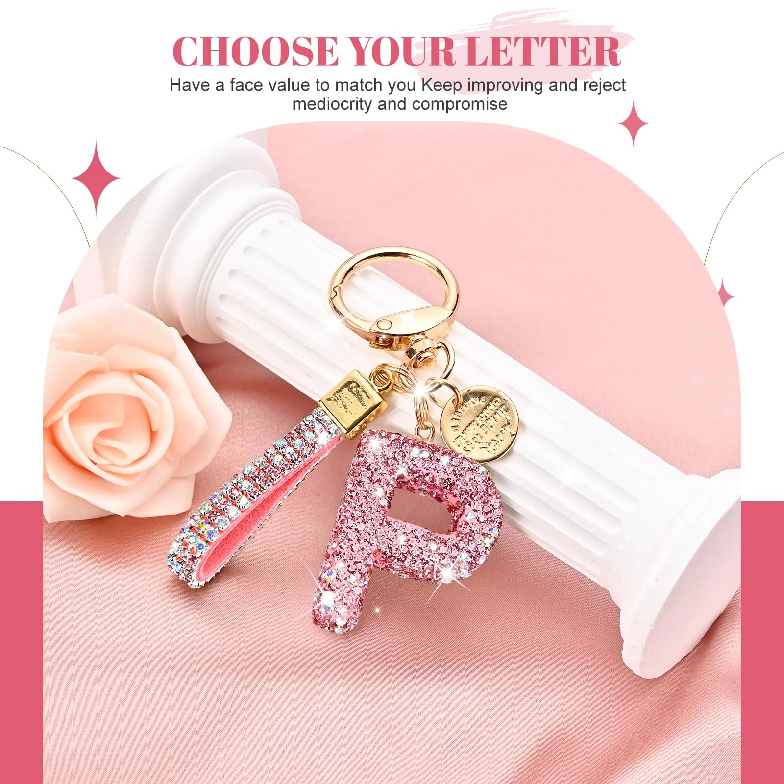 Initial Letter Keychain