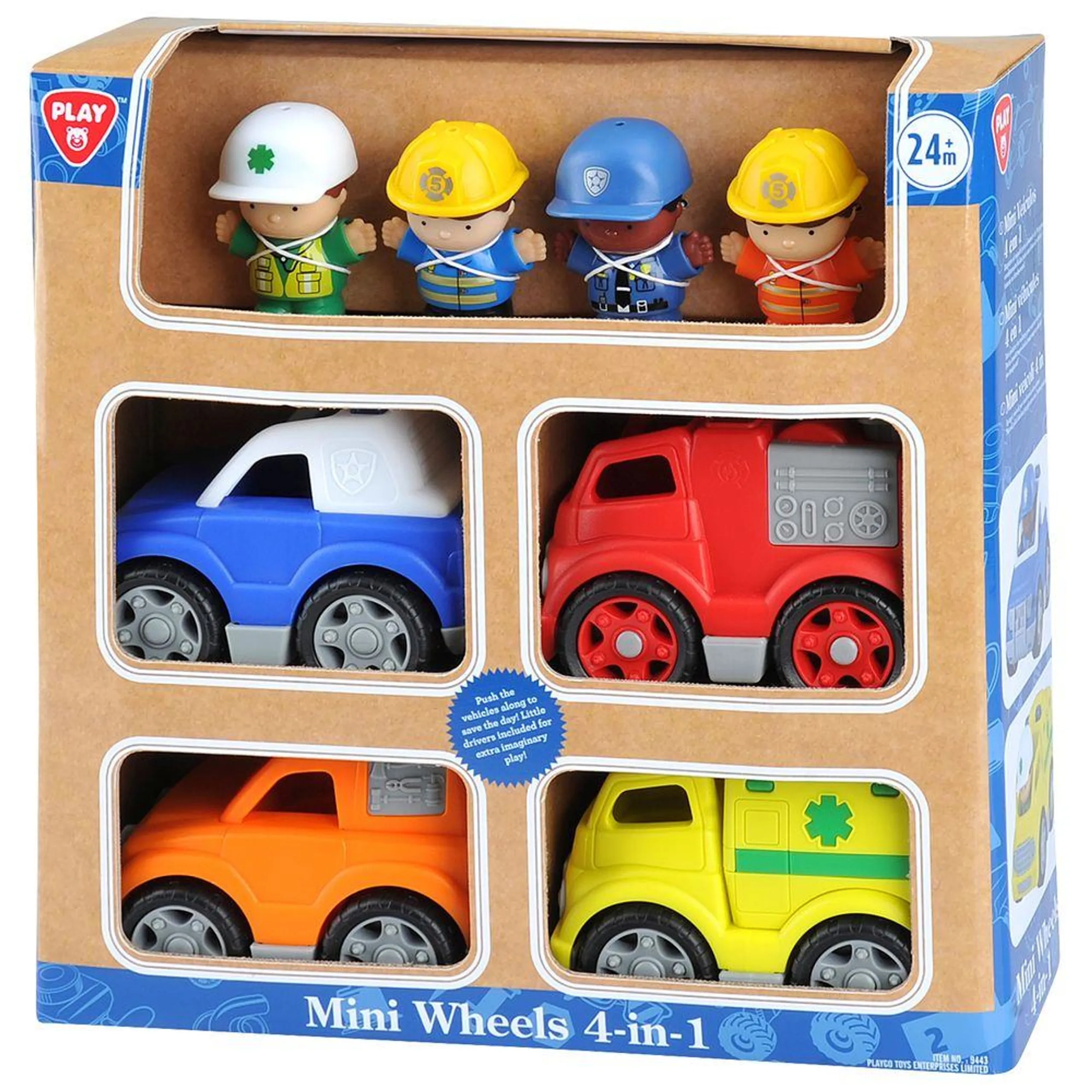 Mini Wheels Set - 4-In-1 Suitable for 24 months and above
