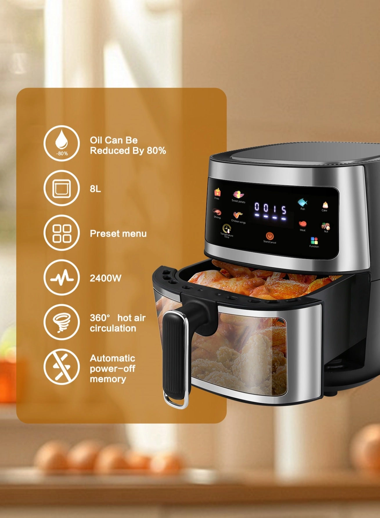 Digital Air Fryer KW-0634