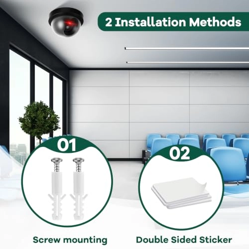 Dummy CCTV Dome - Indoor Outdoor Pack