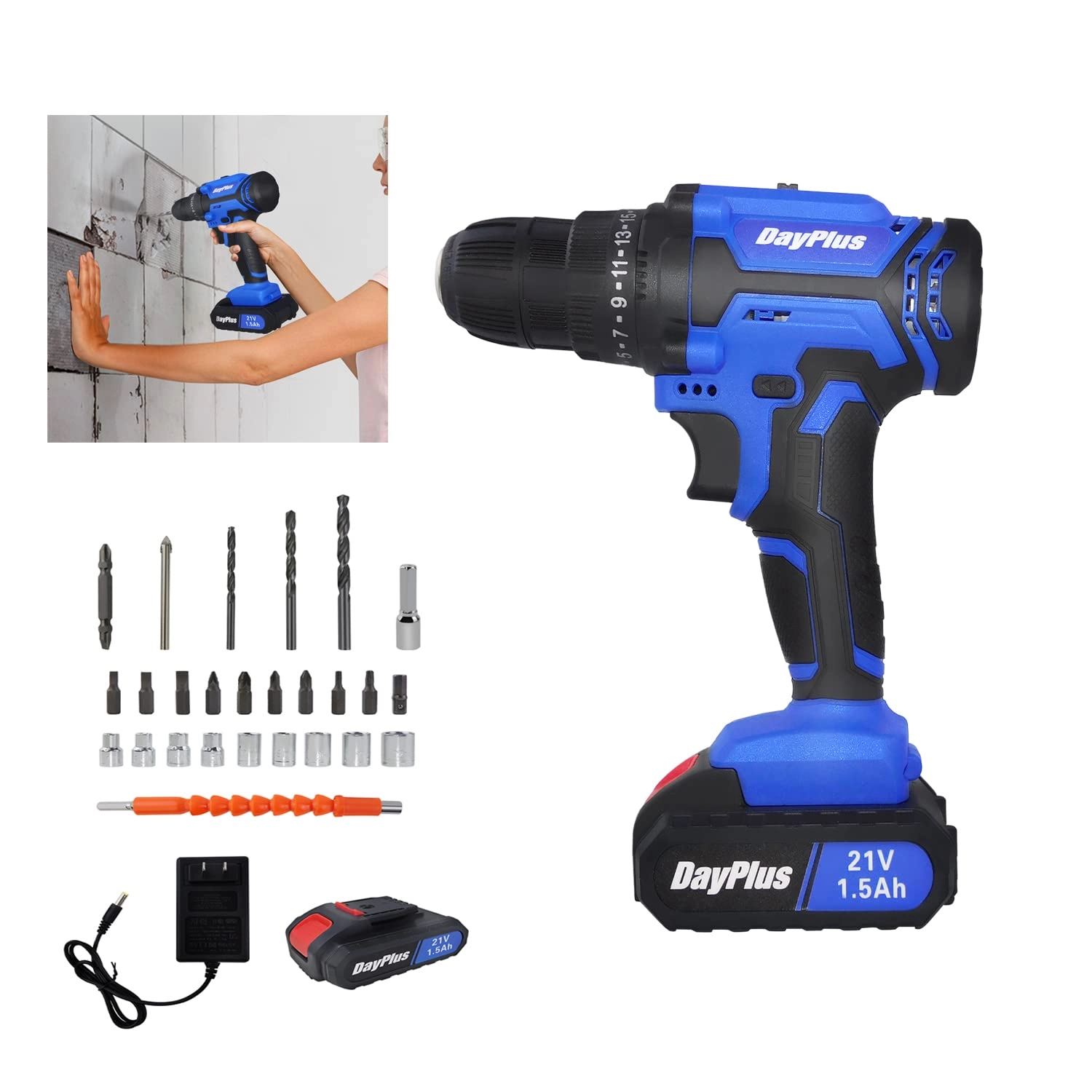 Cordless Drill - 1500mAh
