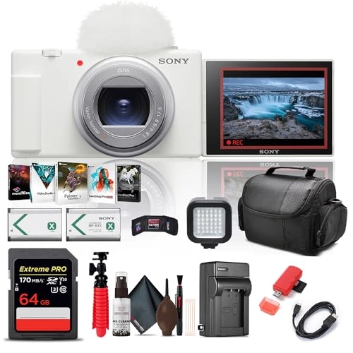 ZV-1 II + 64GB Extreme PRO + Photo Software + NP-BX1 Battery + Memory Card Reader