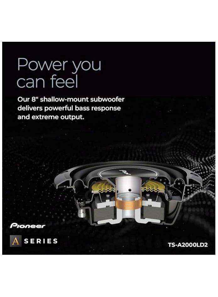 TS-A2000LD2 - 250 watts RMS 8 inch