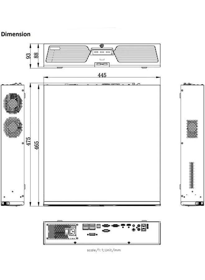 DS-9664NI-M8 - 64-Channel