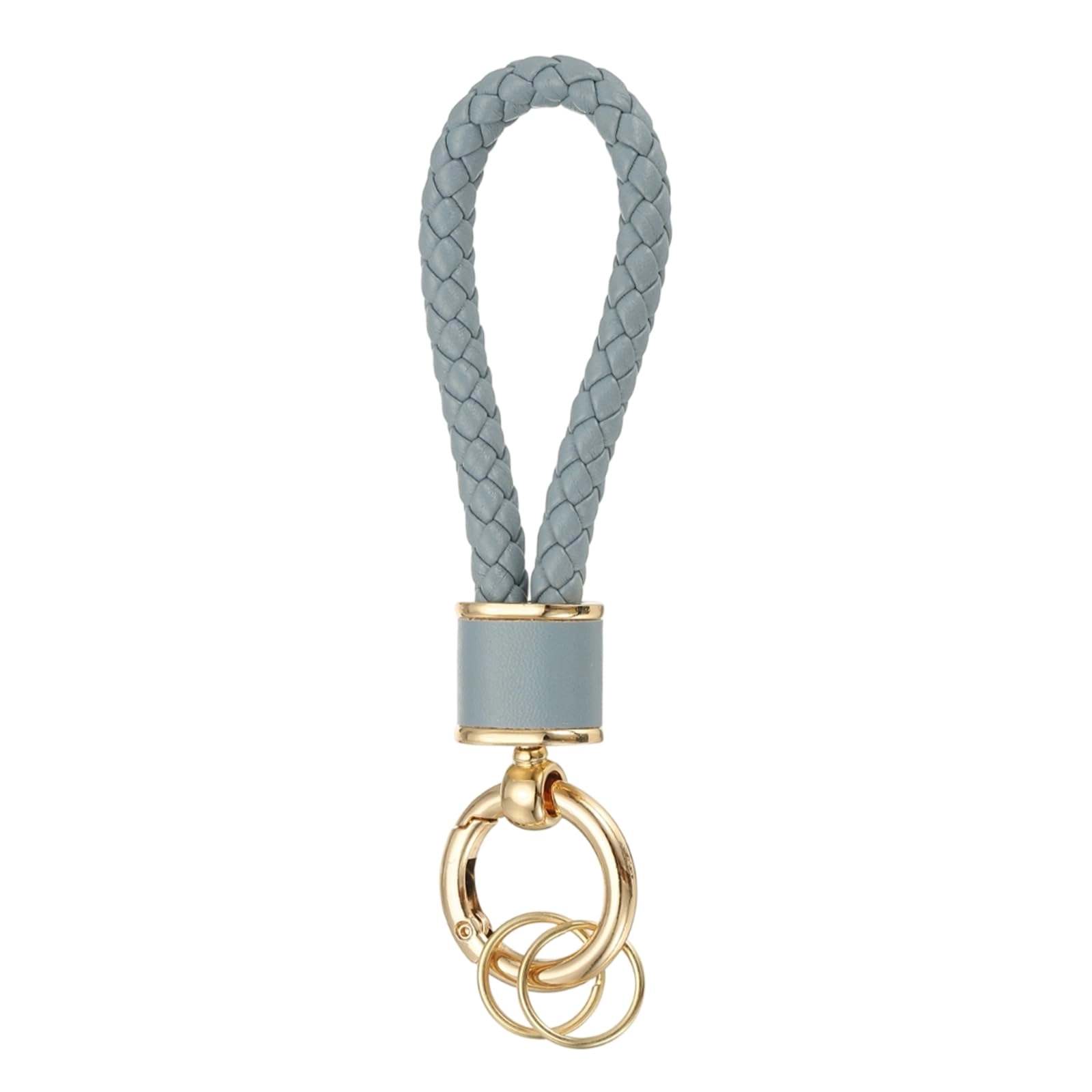 Braided Leather Keychain - Animal