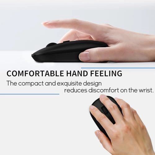 Ergonomic Optical Mouse - USB Wireless