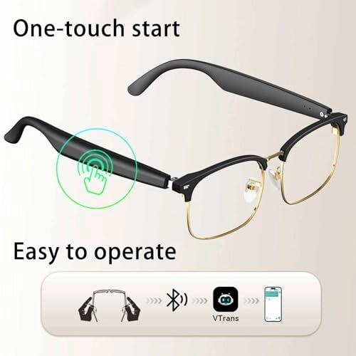 AI Translation Glasses - 134 languages IP65 waterproof Wireless calls