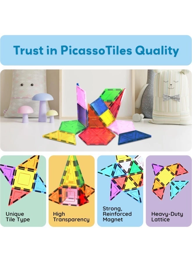 Magnetic Tiles 3D Geometry - 16 pcs