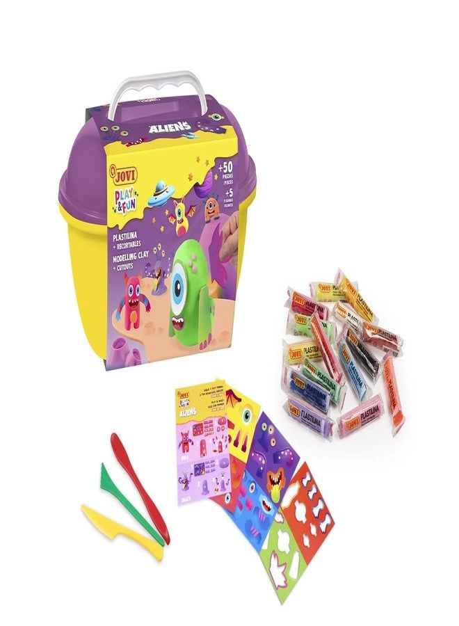 Play&Fun Aliens - 24 plasticine Sticks