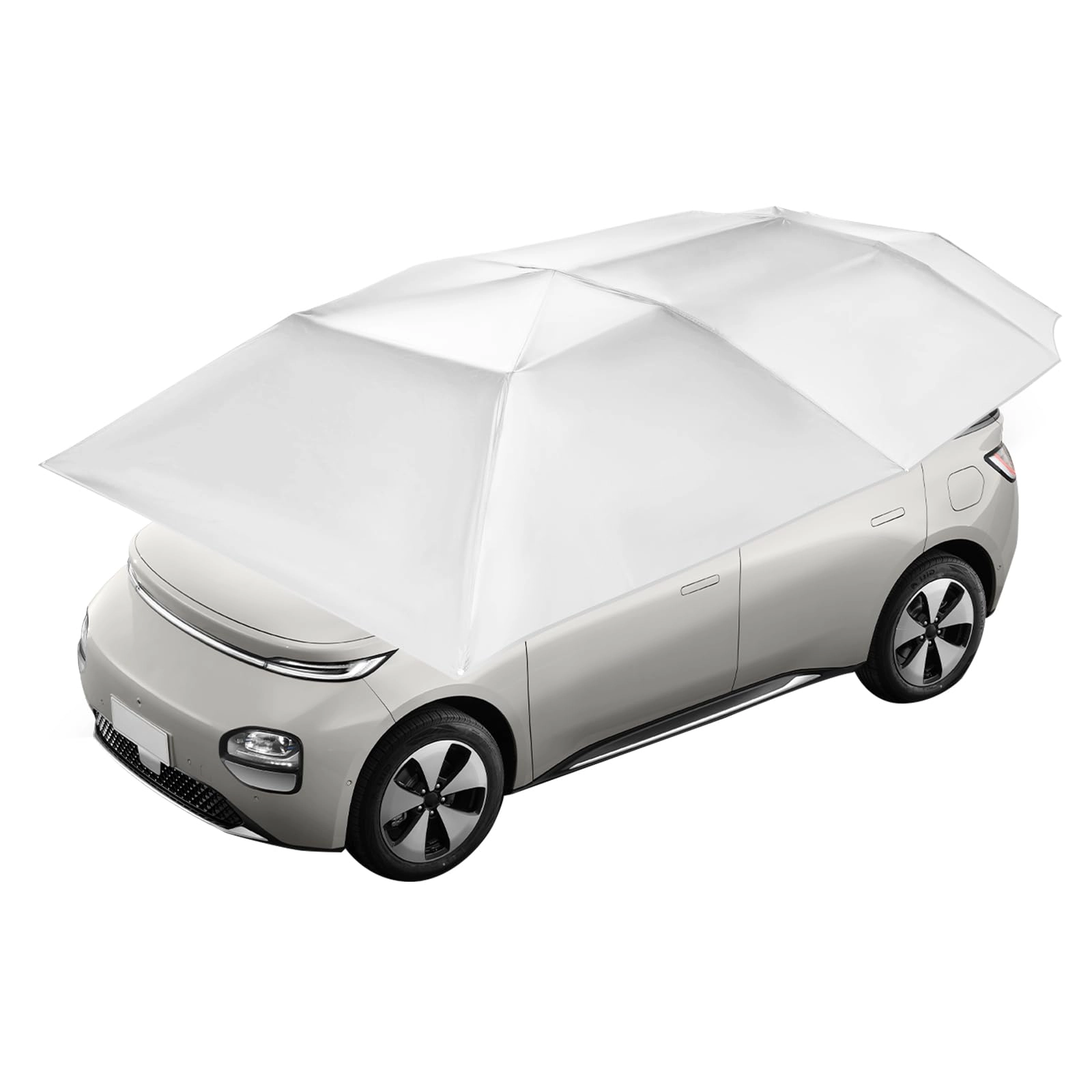 bbinmine Semi-Automatic Car Tent - 13.78x7.2 FT UV Waterproof