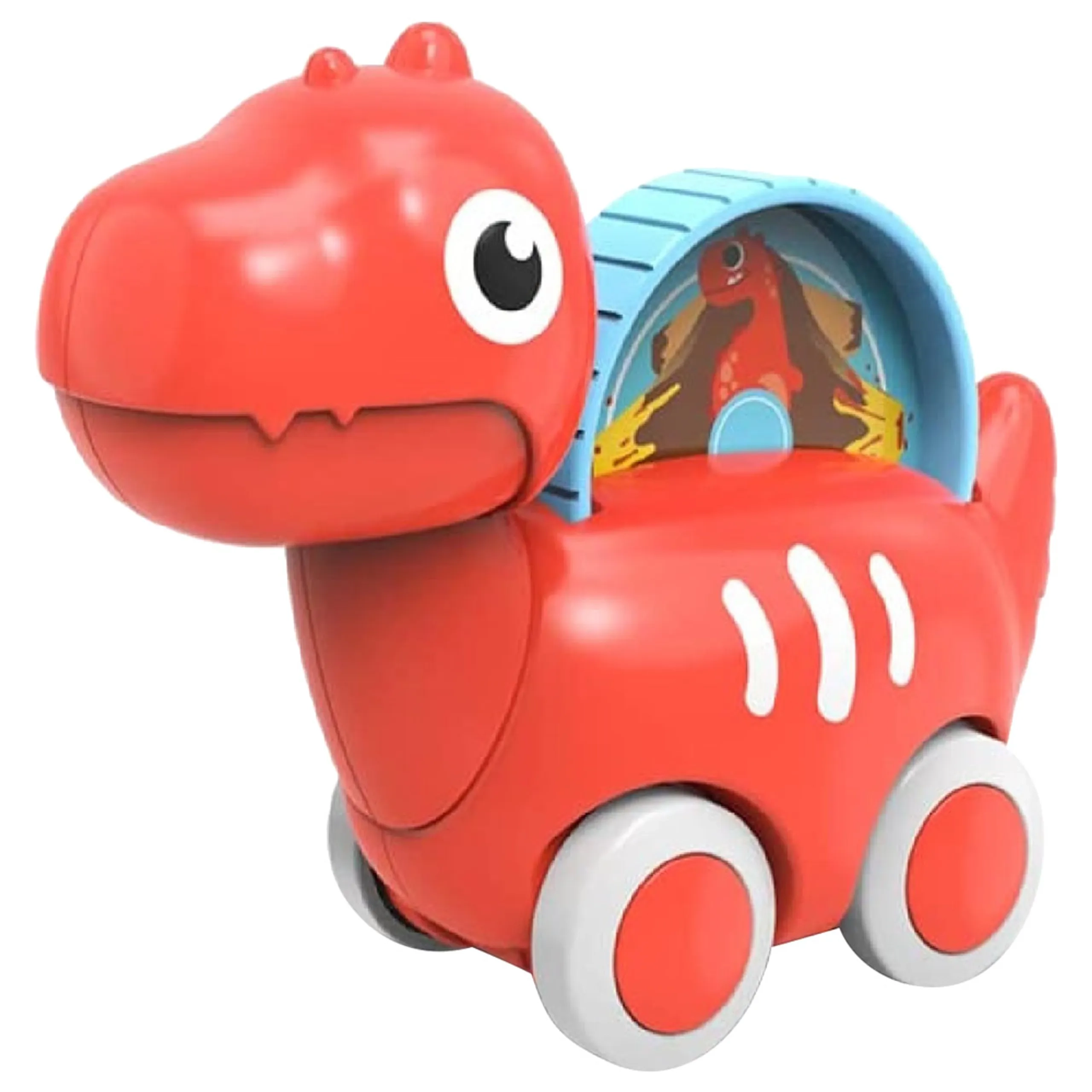huanger Baby Dinosaur Push and Pull Toy with Wheels
