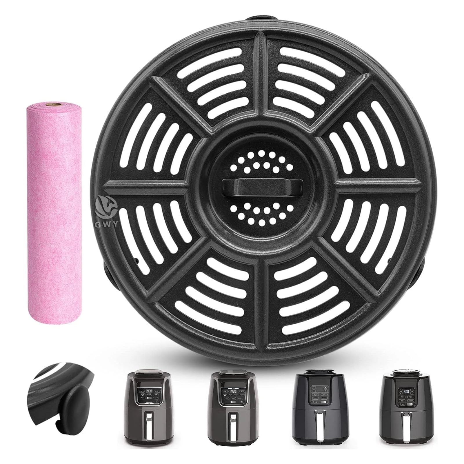 Air Fryer Grill Pan - Stainless Steel 1