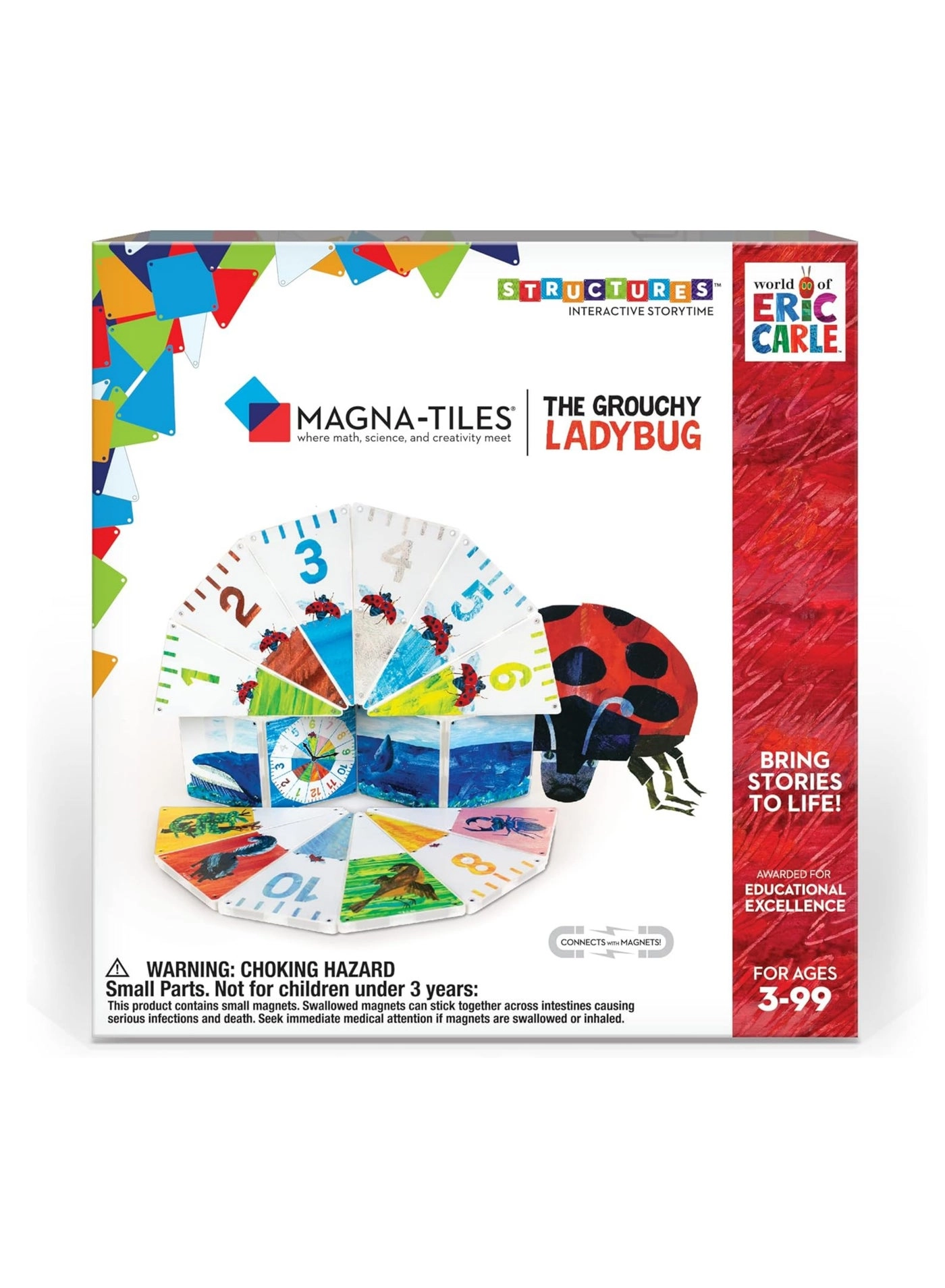 Magna-Tiles The Grouchy Ladybug - Animals 26 pcs