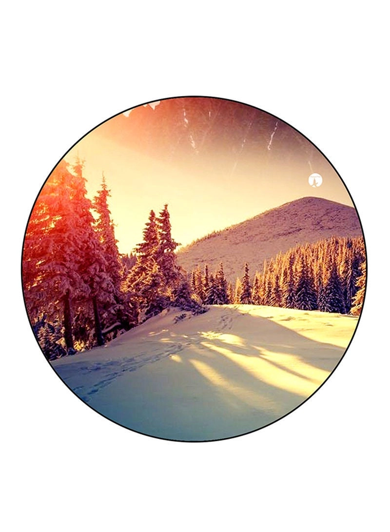 Printed Round Rubber Mouse Pad