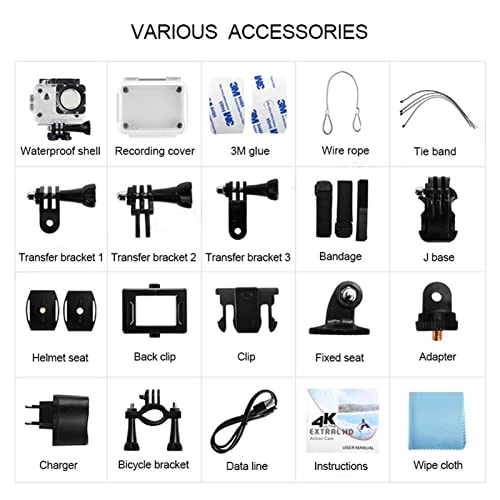 Action Camera Ultra HD - 4K 25FPS