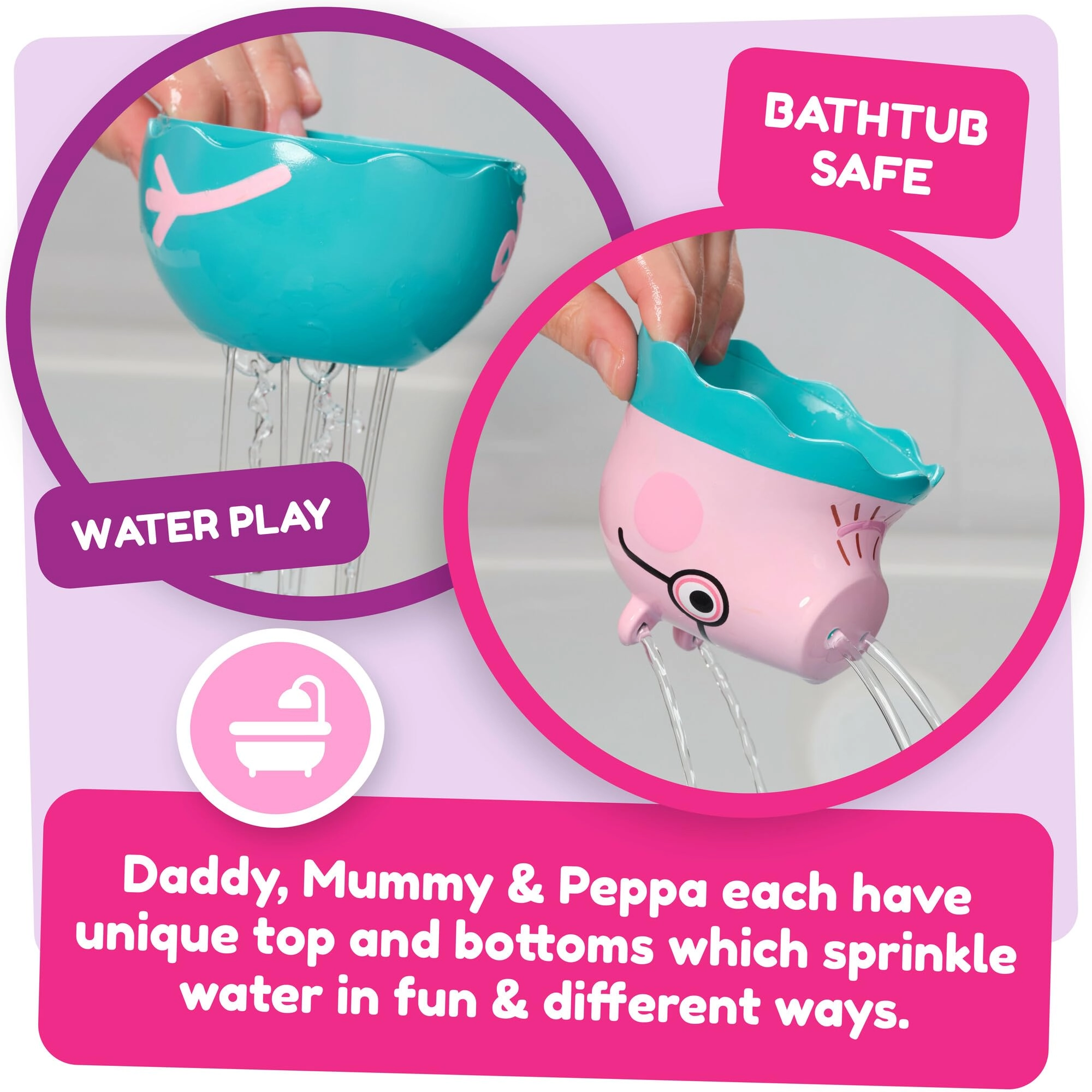 Peppa Pig Nesting Family - Small Pink 18 Months and Up