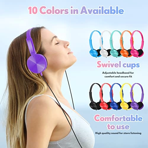 SCHOOL-10PACK Wired Headphone Pack