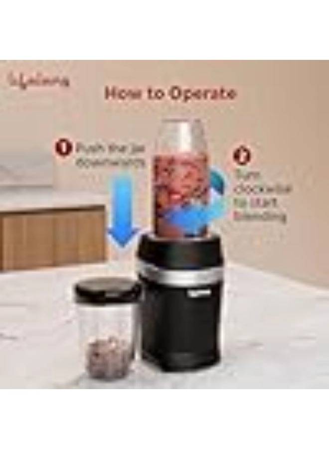 Nutri Blender - 3 jars Detachable handle Grind and Store Lid