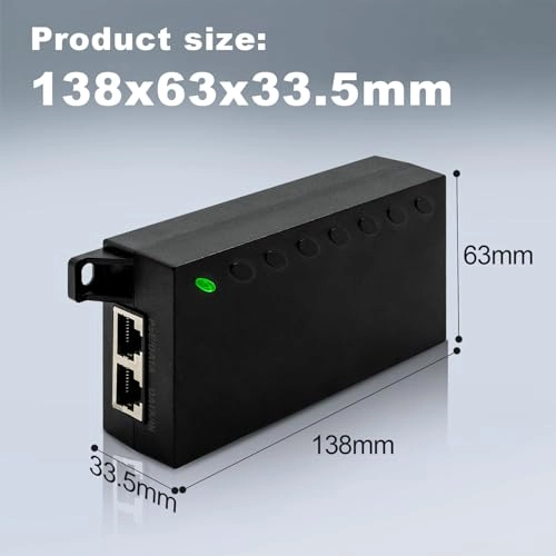 M931-90W - 50VDC 90W 1 PoE port IEEE 802.3af/802.3at/802.3bt 10/100/1000Mbps