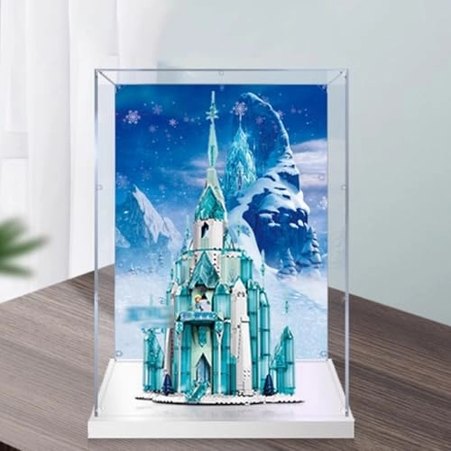 Acrylic Display Box for LEGO 43197 Ice Castle Model - 3mm thickness