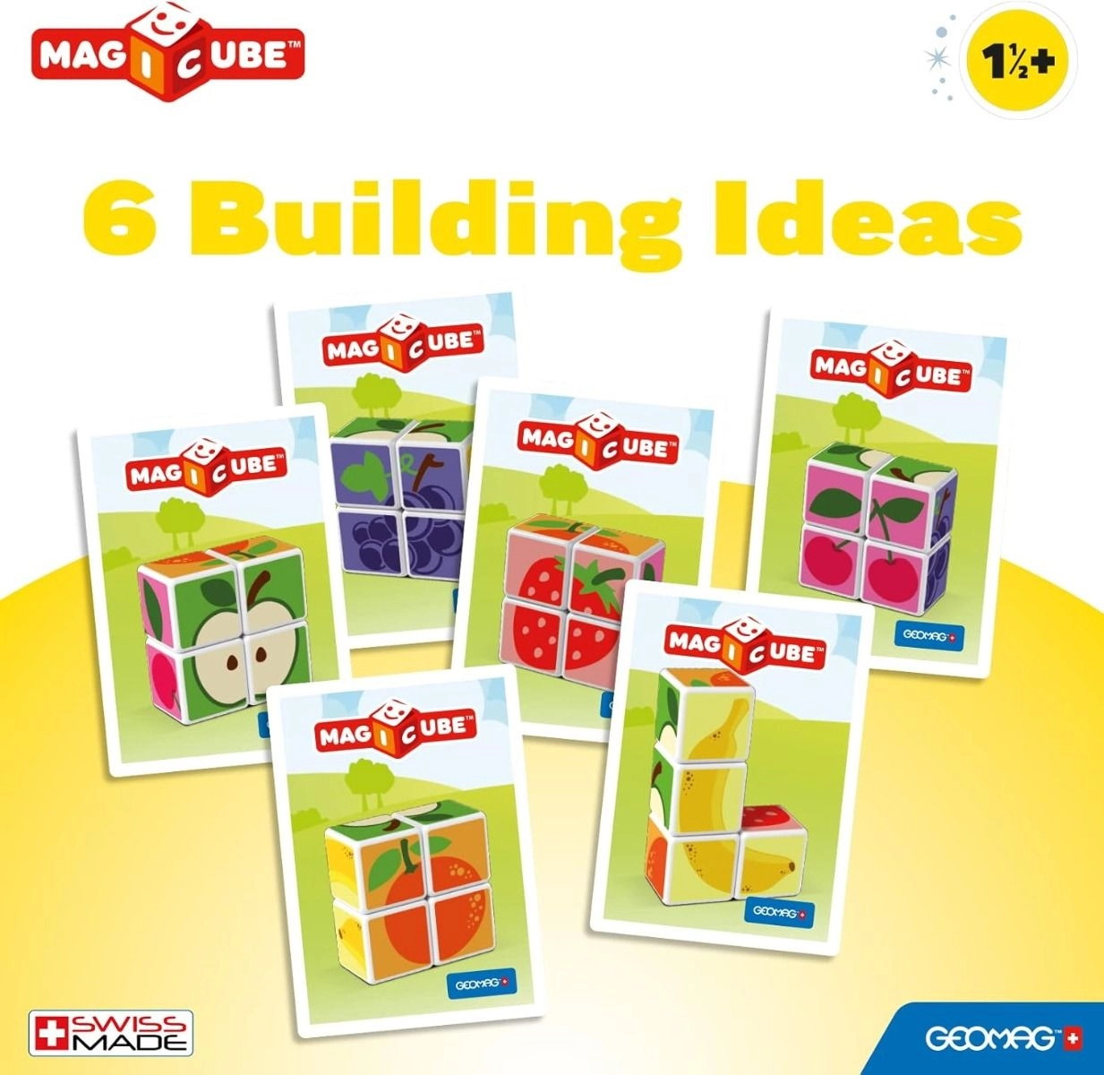Magicube Mix And Match Fruits - 18 Months 7 Pcs
