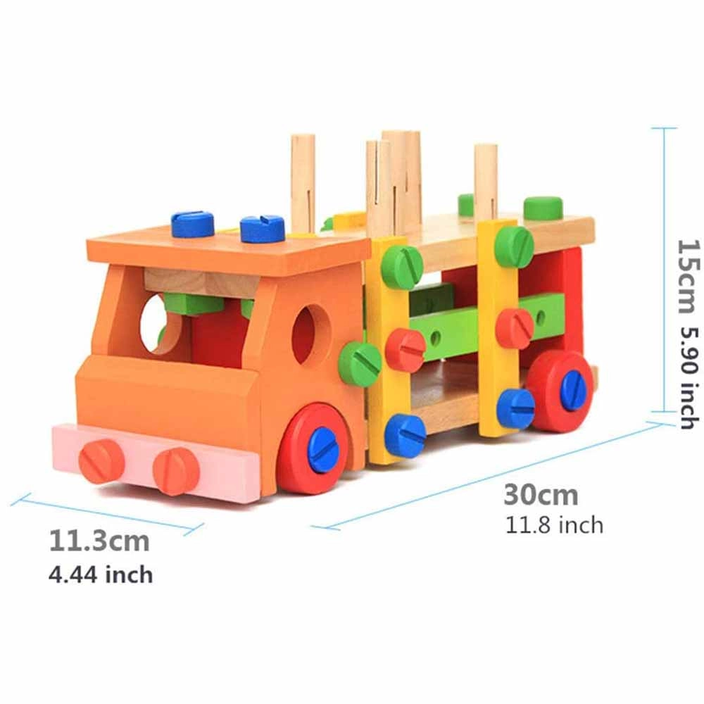 Wooden Assembling Activity Car - 2+