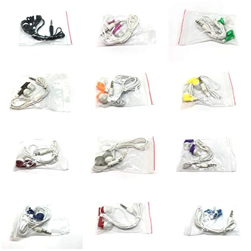 Earbuds Wired Earbud 50 Pack