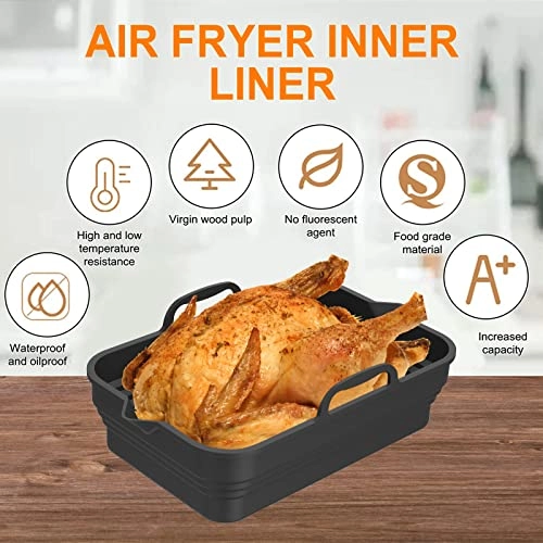 Air Fryer Silicone Pot - Silicone 2 pcs
