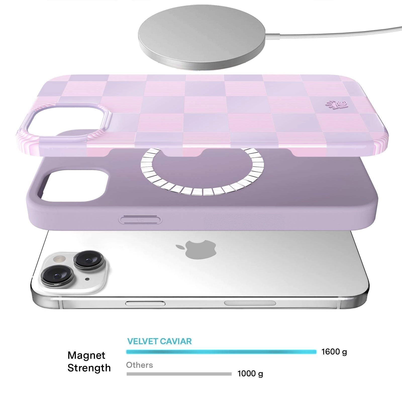 iPhone 15 Plus Case - Thermoplastic Polyurethane Basic Case with MagSafe for iPhone 15 Plus