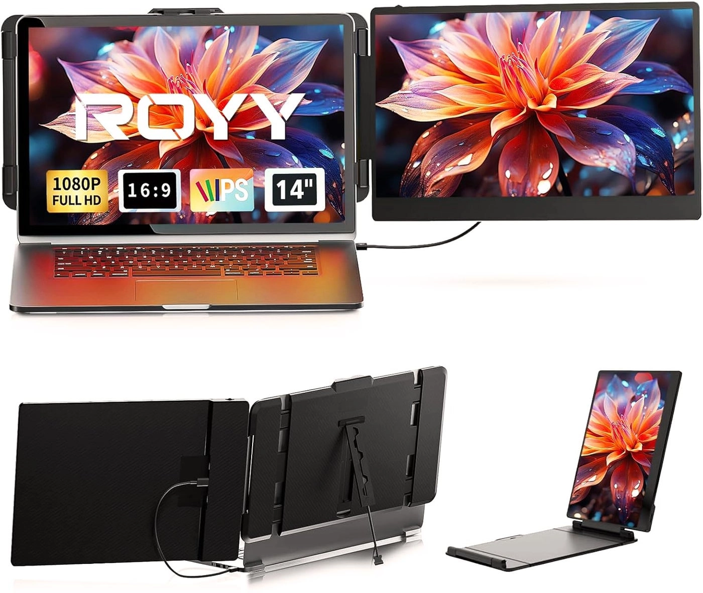 Laptop Screen Extender - 14" FHD 1080P